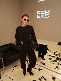 домашний костюм с д/р черный из тонкой вискозы